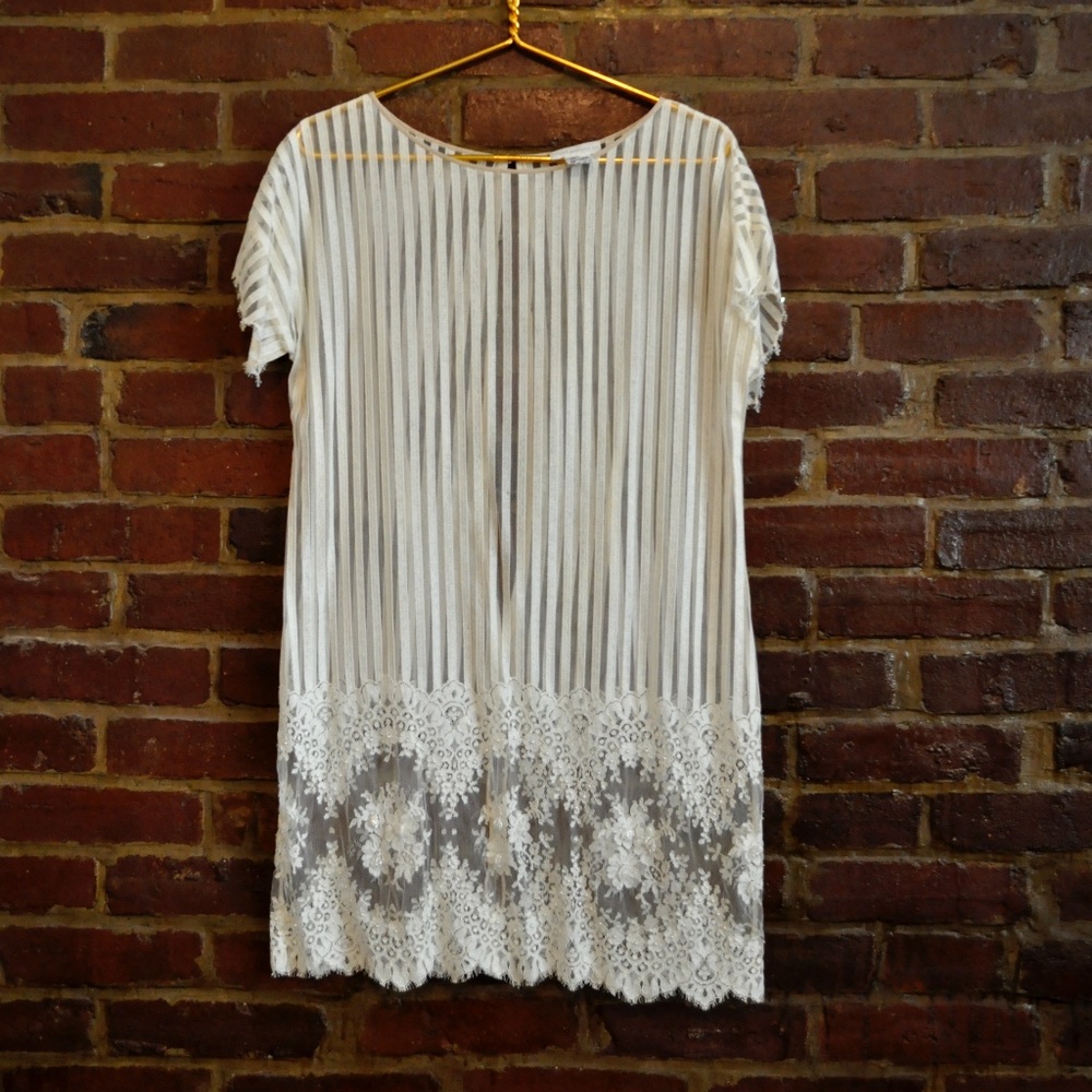 Vintage White Lace Dress